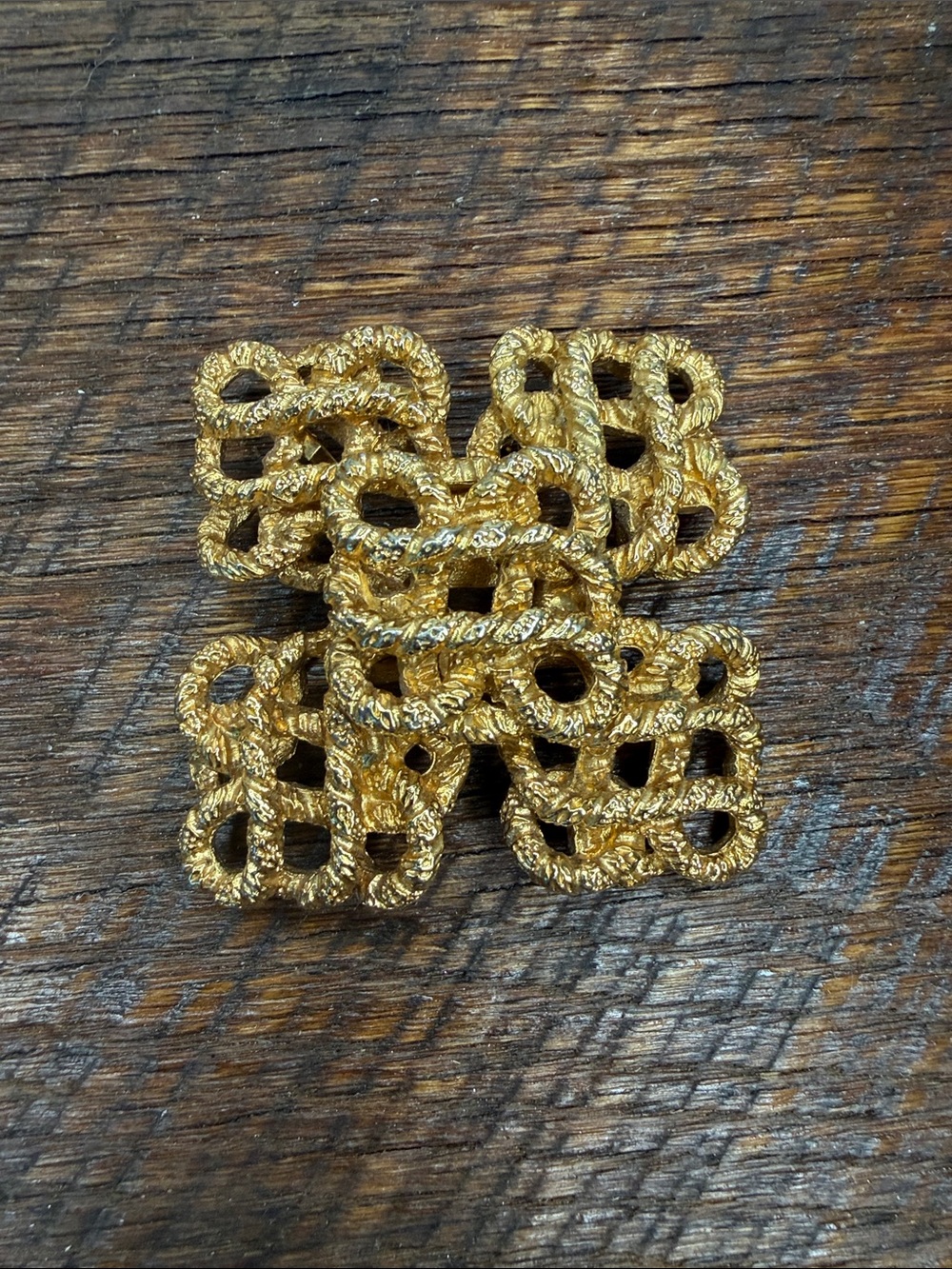 Vintage Lucian Piccard Maltese Cross Brooch